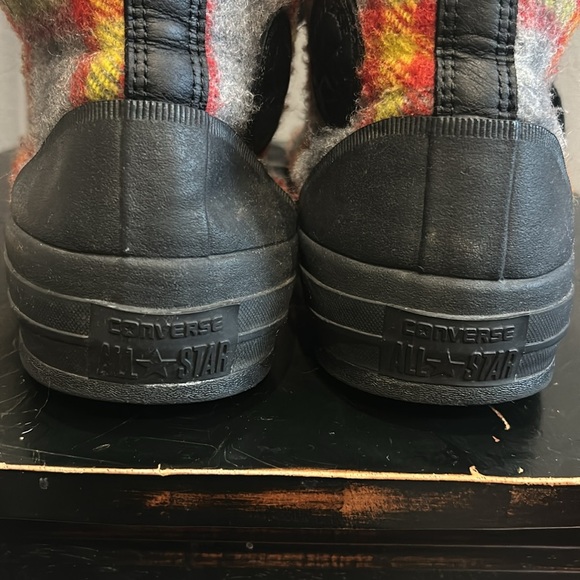 🍁 Converse Woolrich Plaid unisex sneakers 10.5m 12w - Picture 6 of 11